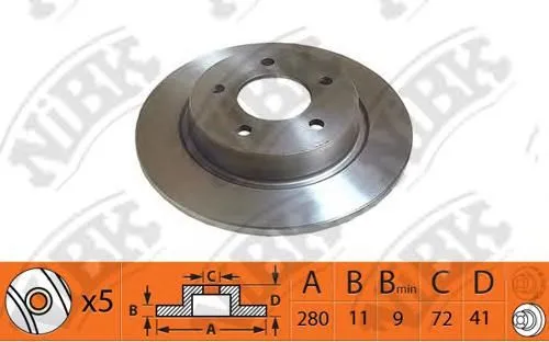 Диск тормозной MAZDA C25Y26251A