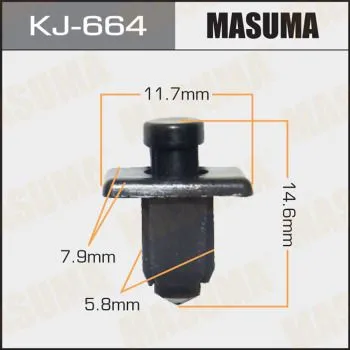 Клипса MASUMA KJ664 NISSAN 6681401G00