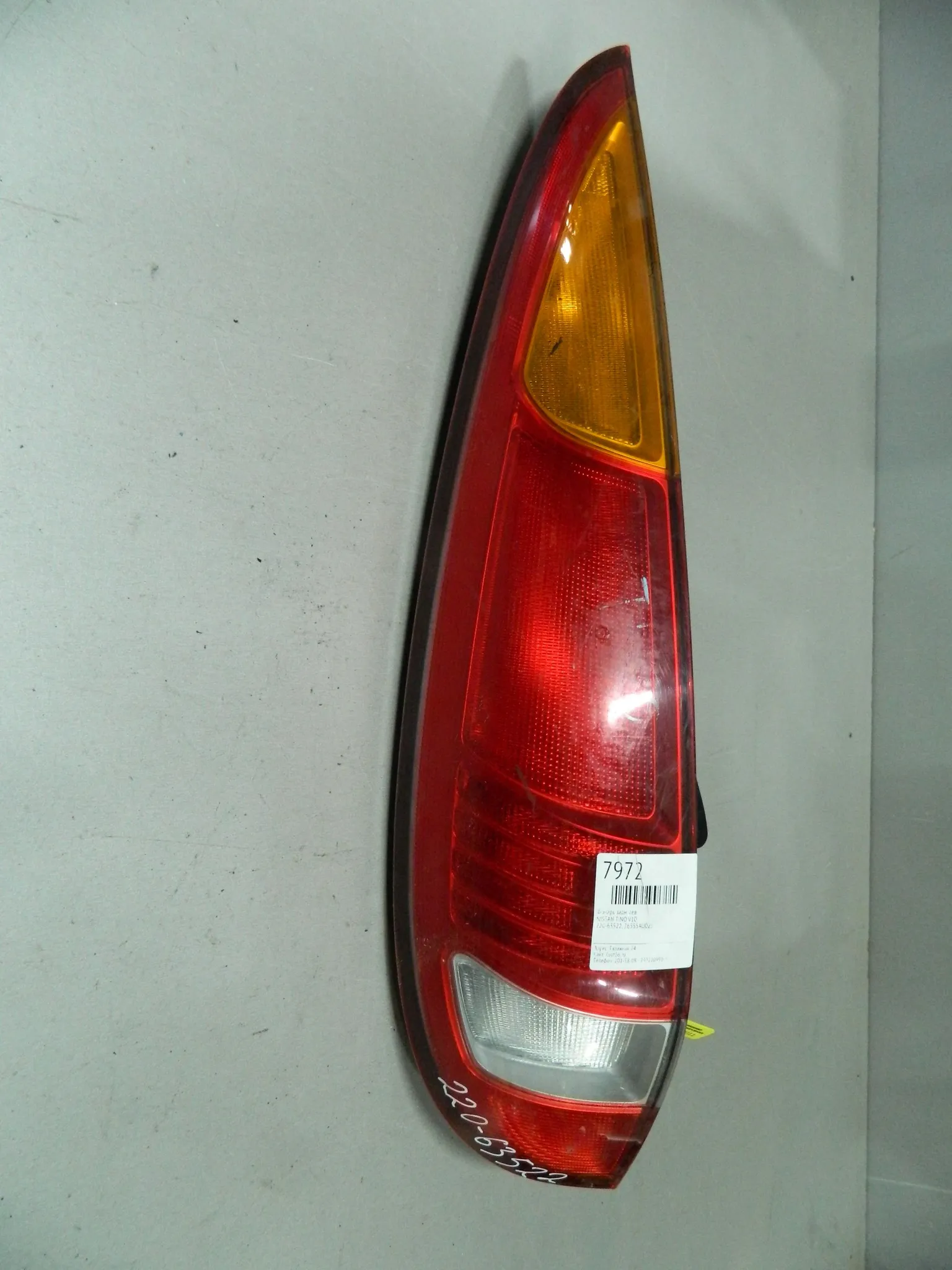 Фонарь NISSAN TINO V10 Зад Лев (Контрактный) 64492011