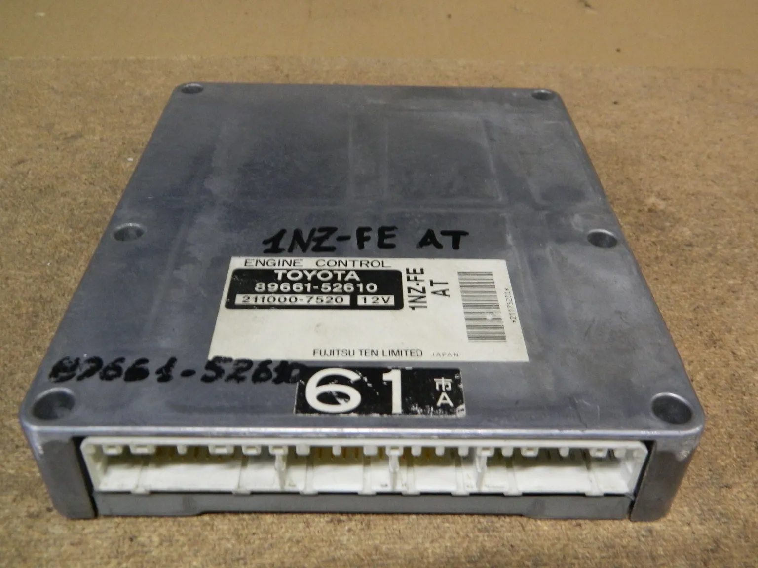Блок управления ДВС TOYOTA PLATZ 1NZFE (Контрактный) 9560 8966152610