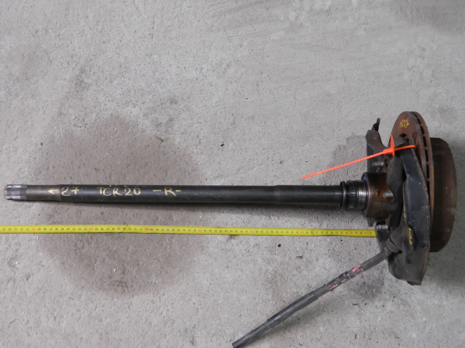 Полуось TOYOTA ESTIMA LUCIDA TCR20 Зад Прав (Контрактный) 65243757