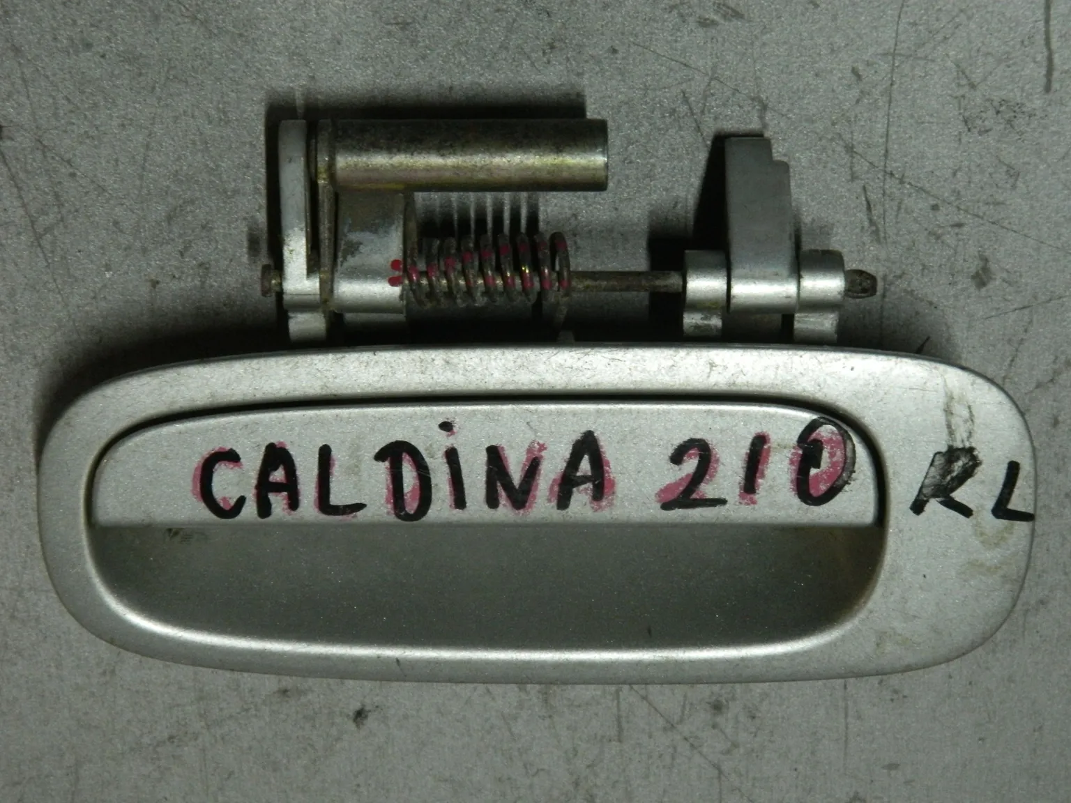 Ручка двери наружная TOYOTA CALDINA ST210 Зад Лев (Контрактный) 81528561