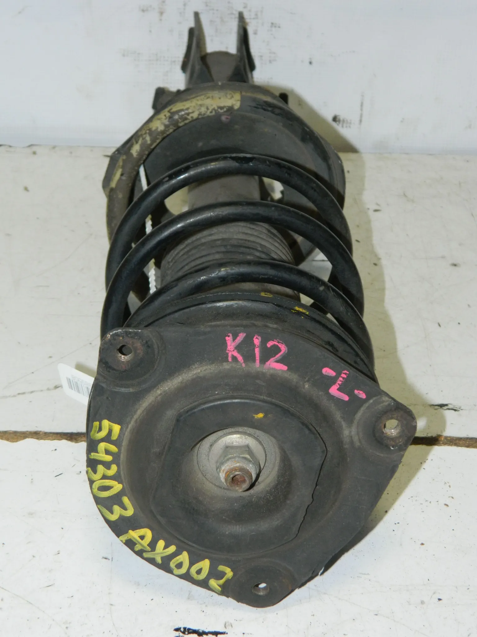 Стойка подвески NISSAN MARCH K12 Перед Лев (Кoнтрактный) 45989508 54303AX002