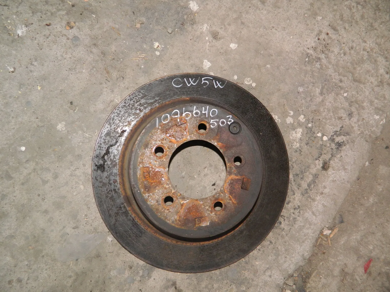 Диск тормозной MITSUBISHI OUTLANDER CW5W Зад (Контрактный) 1096640503