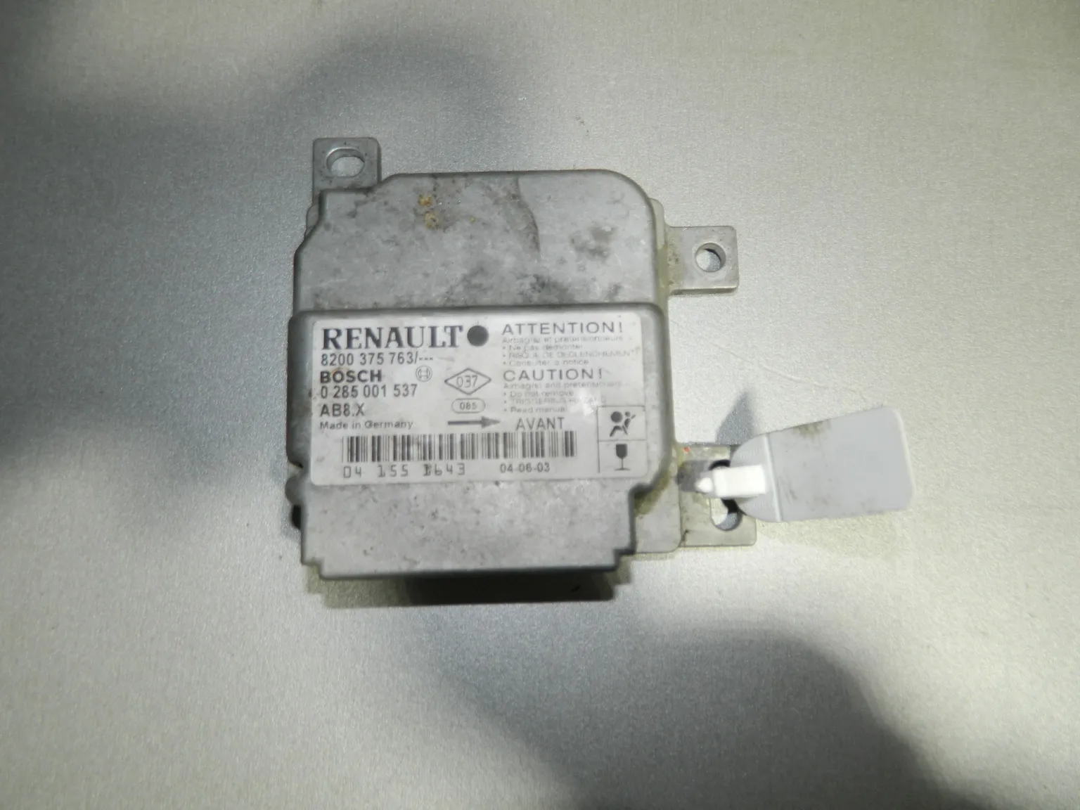 Блок управления AIRBAG Renault Clio II (Б/У)