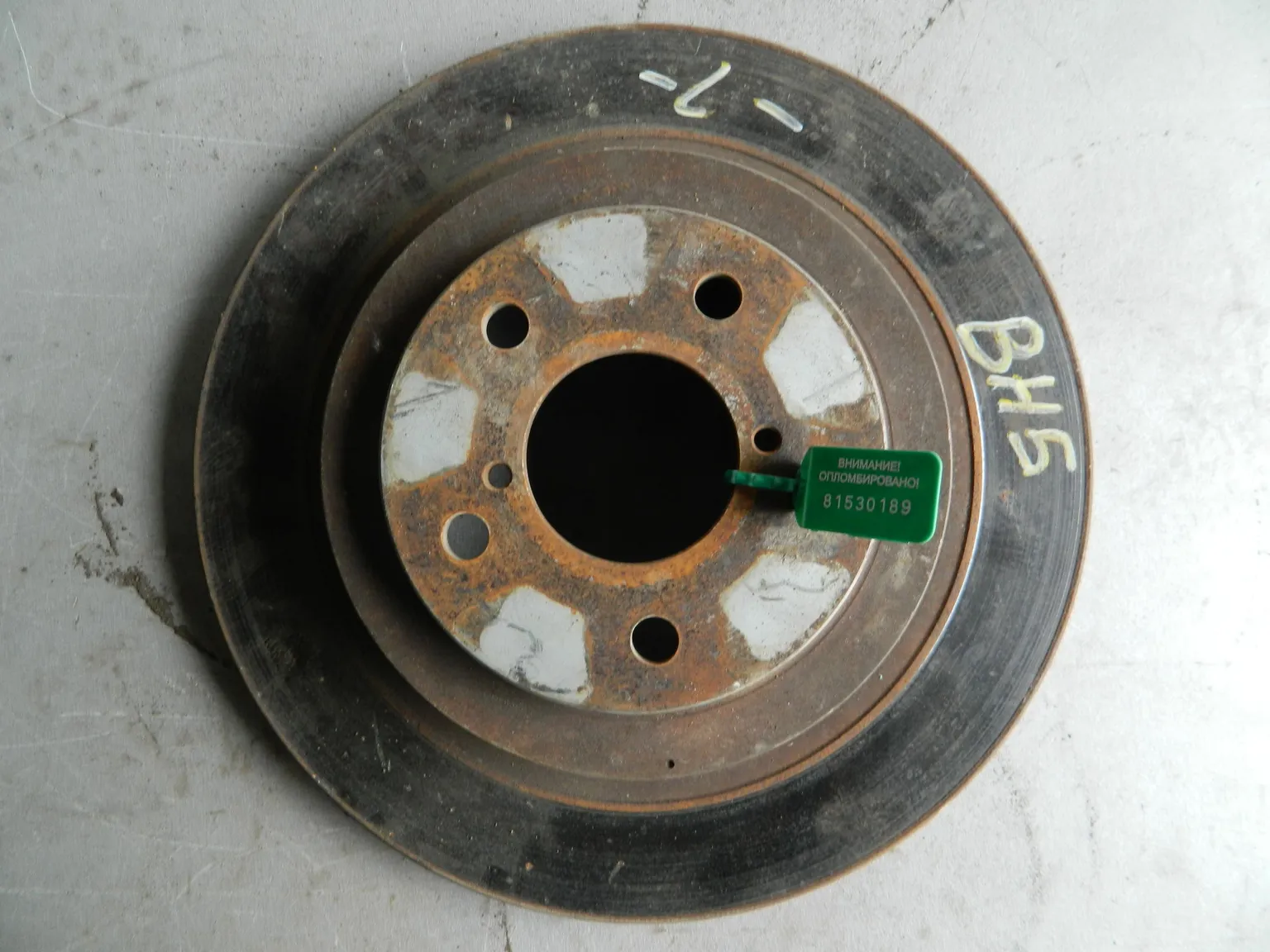 Диск тормозной SUBARU LEGACY BH5 Зад (Контрактный) 81530189