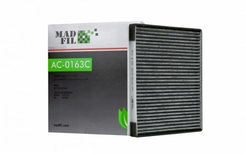 Фильтр салонный MADFIL AC0163C HYUNDAI ACCENT 2006- (Угольный)