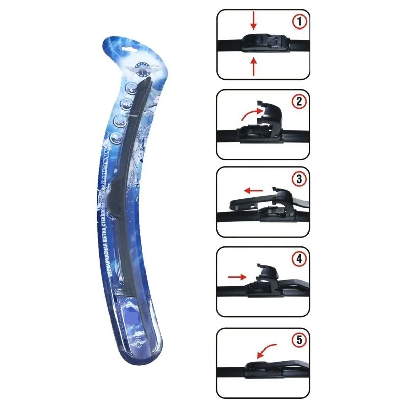 Щетка стеклоочистителя Чистая миля CM15B бескаркасная (380 мм) 410000078