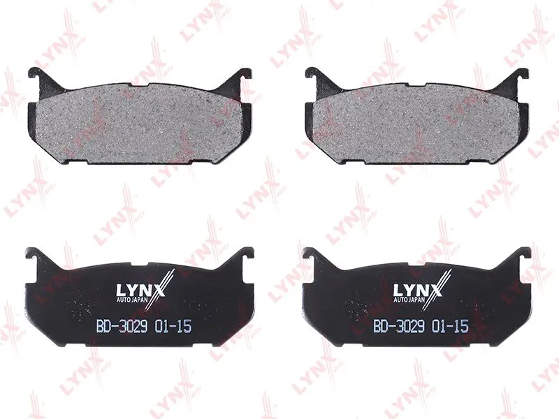 Колодки тормозные LYNXAUTO BD3029 DAIHATSU APPLAUSE 1989-1997, MAZDA 323 C IV 1989-1994