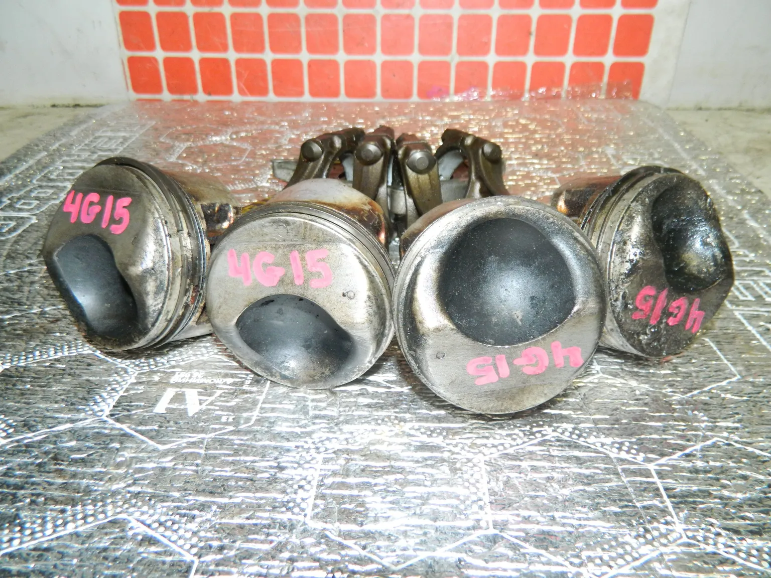 Поршень c шатуном MITSUBISHI 4G15 (Кoнтрактный)13071253