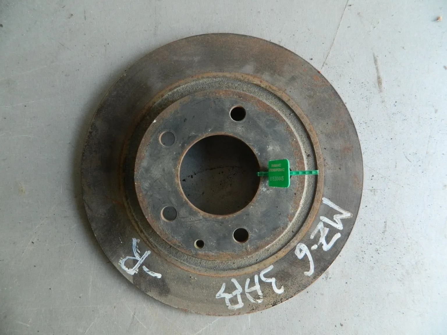 Диск тормозной MAZDA MAZDA 6 GH Зад (Контрактный) 81530445