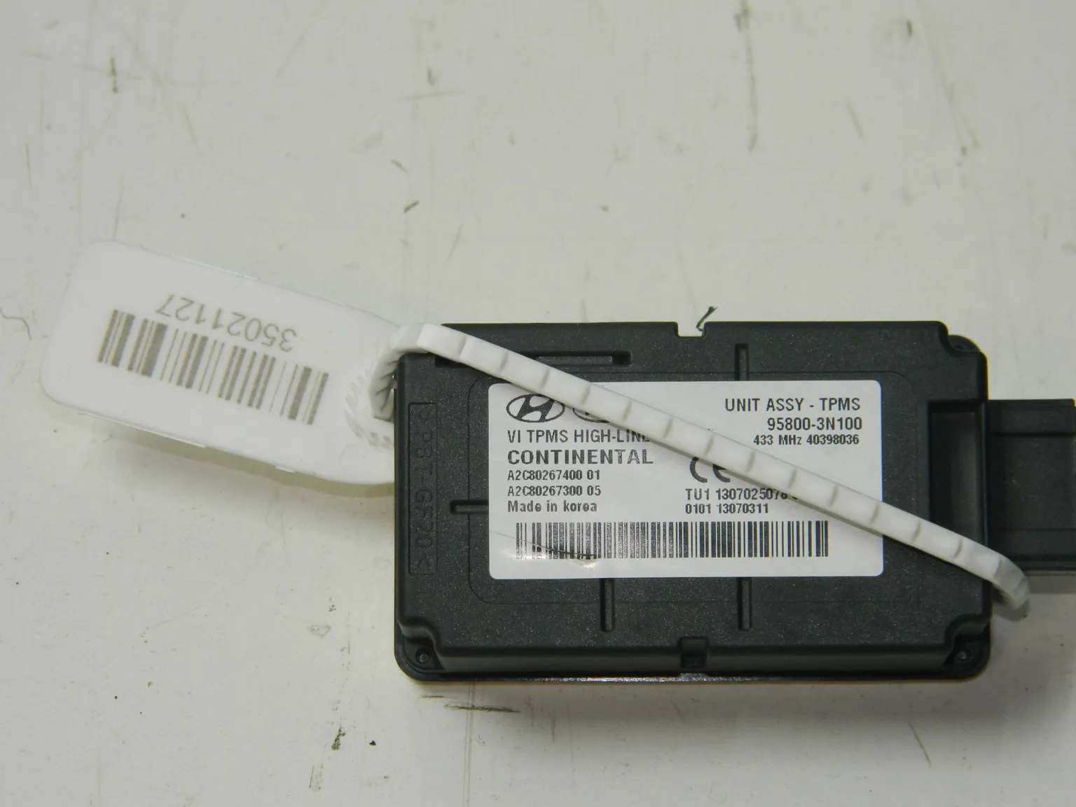 Датчик давления в шинах HYUNDAI EQUUS G6DA 2013-2015 (Б/У) 35021127 958003N100