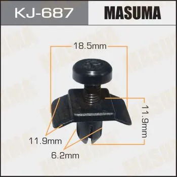 Клипса MASUMA KJ687 NISSAN 66824W1000