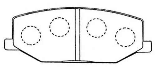 Колодки тормозные NISSHINBO PF9118 SUZUKI JIMNY I 98- / SUZUKI SAMURAI 89-