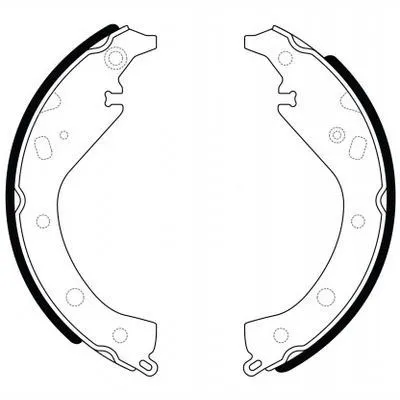 Колодки тормозные AKOK AOG02358 TOYOTA COROLLA / PROBOX / ALLION 2001-