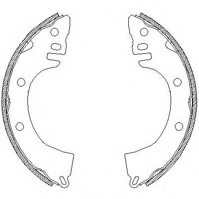 Колодки тормозные MITSUBISHI MB699334 MITSUBISHI CARISMA 1996-2006