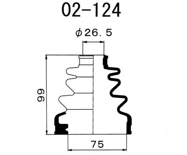 Пыльник ШРУС MARUICHI 02124