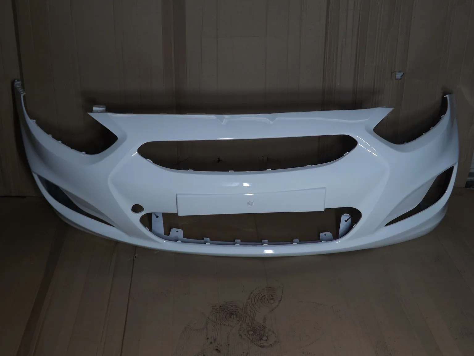 Бампер передний ATB 1AHS1010FPGU HYUNDAI SOLARIS I 2010 - 2014 "Белый" (Cristal white) 865114L000