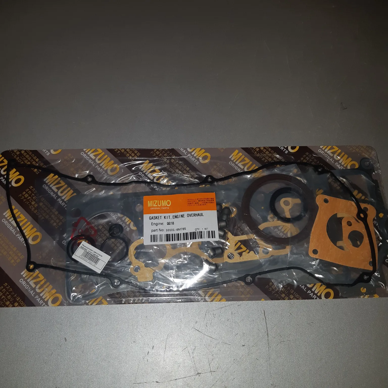 Ремкомплект ДВС MIZUMO 101014M785 QG18 металл