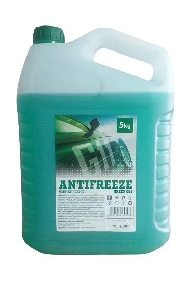 Антифриз "Дзержинский ГОСТ" G11 зеленый (5кг)
