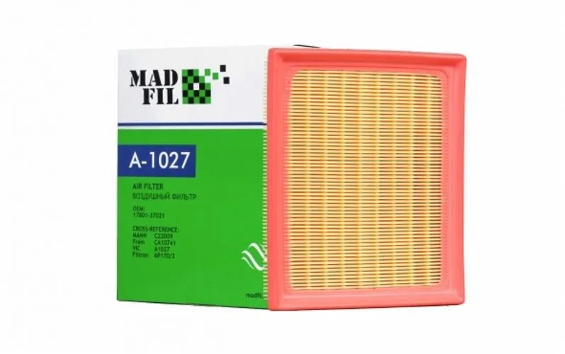 Фильтр воздушный MADFIL A1027 LEXUS NX300H / TOYOTA Harrier 1770037250