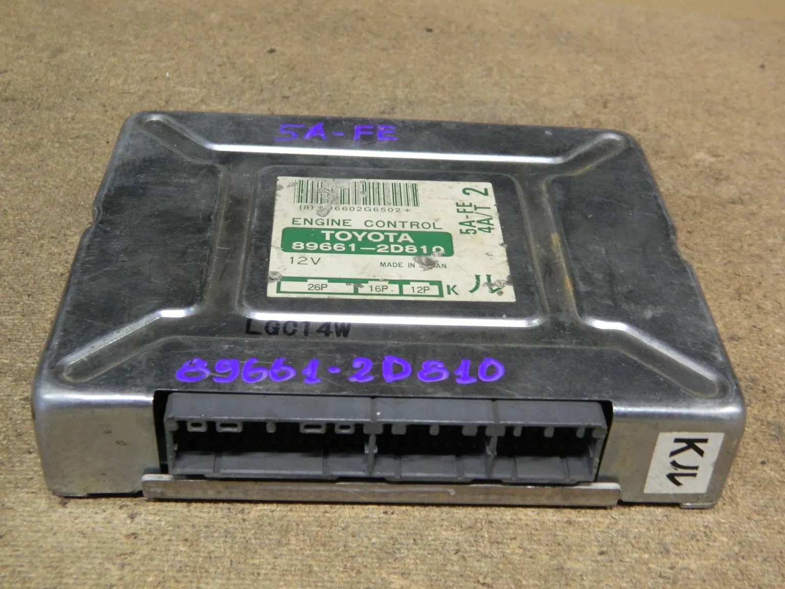 Блок управления ДВС TOYOTA CARINA 5AFE (Контрактный) 9798 896612D810