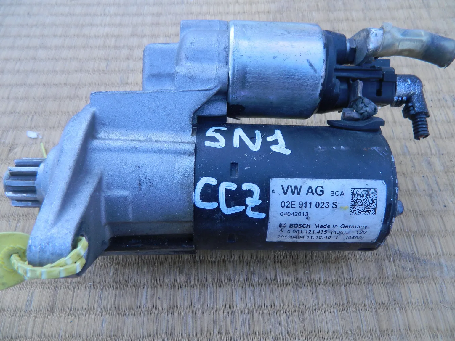 Стартер VOLKSWAGEN TIGUAN 5N1 CCZ (Контрактный) 94599618