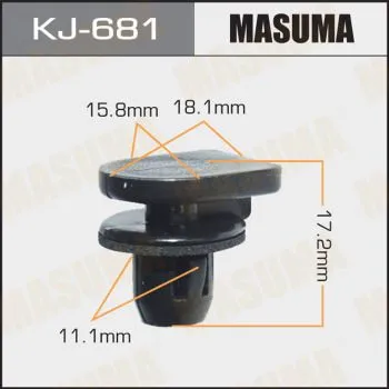Клипса MASUMA KJ681 NISSAN 628284P000