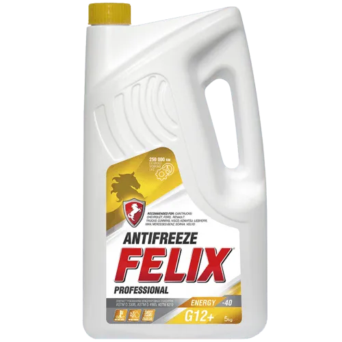 Антифриз felix energy 5 kg готовый жёлтый до -40 g12+\ 430206027