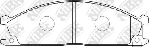 Колодки тормозные MAC A212WK