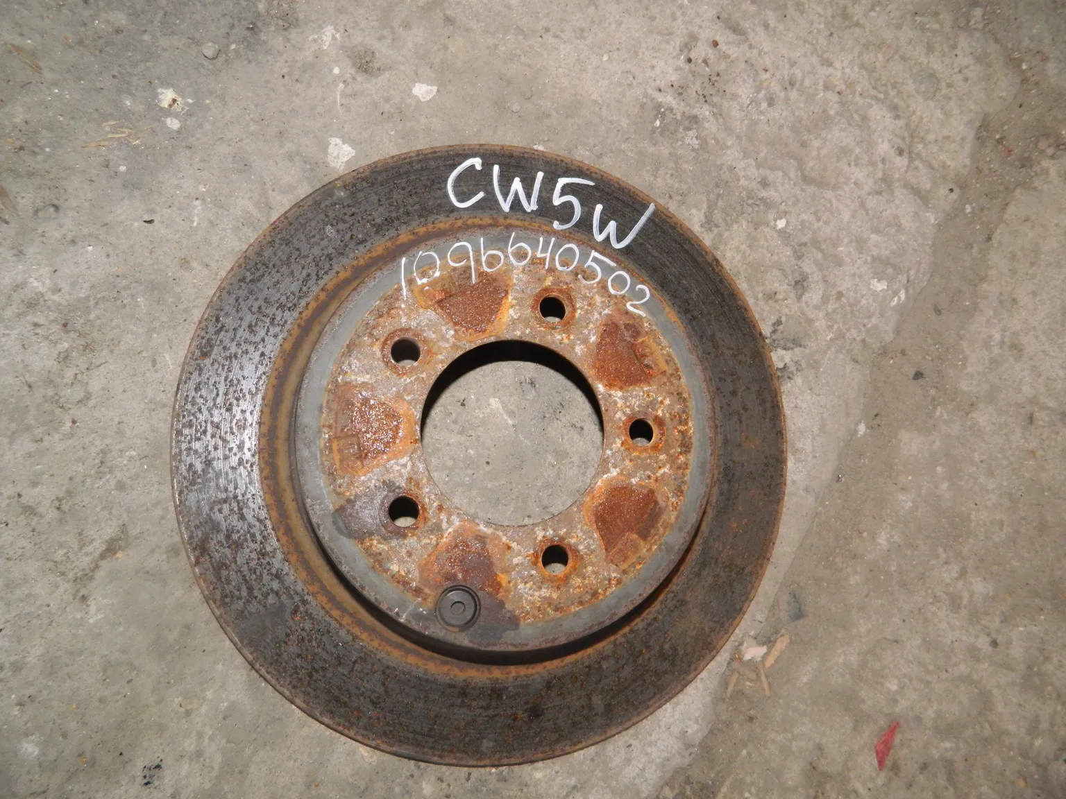 Диск тормозной MITSUBISHI OUTLANDER CW5W Зад (Контрактный) 1096640502