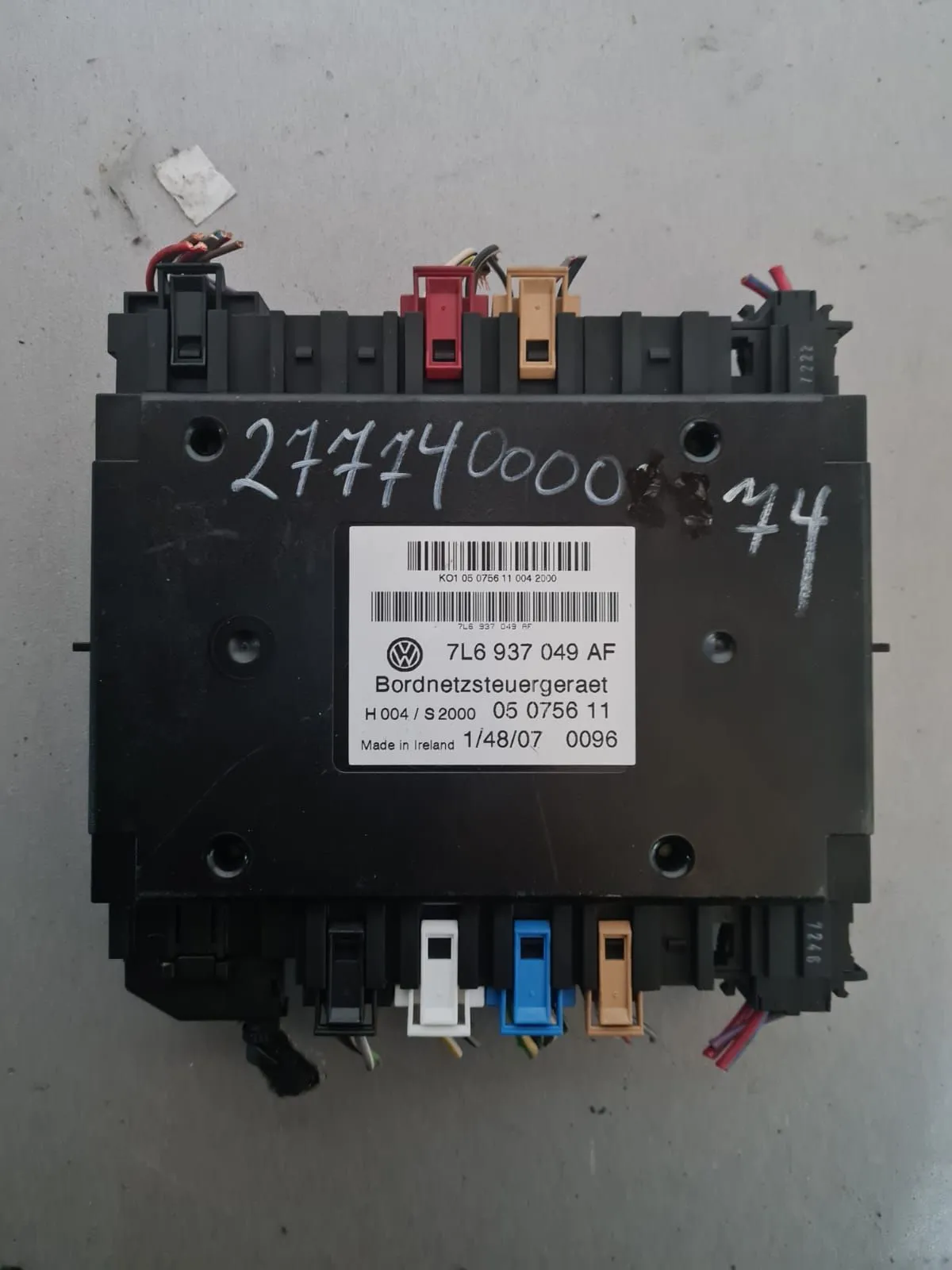 Блок управления бортовой сети VOLKSWAGEN TOUAREG 7L7 (Контрактный) 27774000074