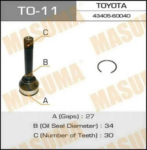 ШРУС MASUMA TO11