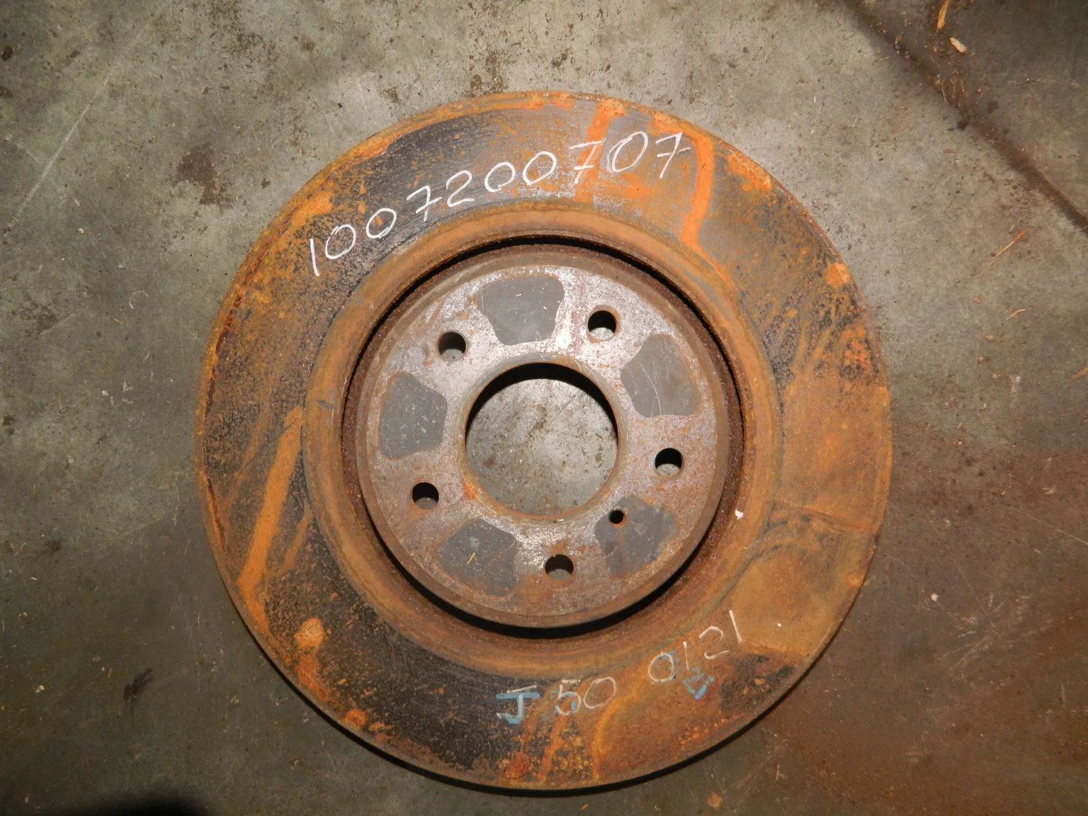 Диск тормозной INFINITI EX35 J50 Перед (Контрактный) 1007200707