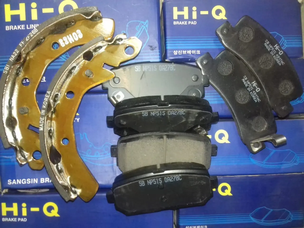 Колодки тормозные SANGSIN BRAKE SP1197 KIA CARENS 02-
