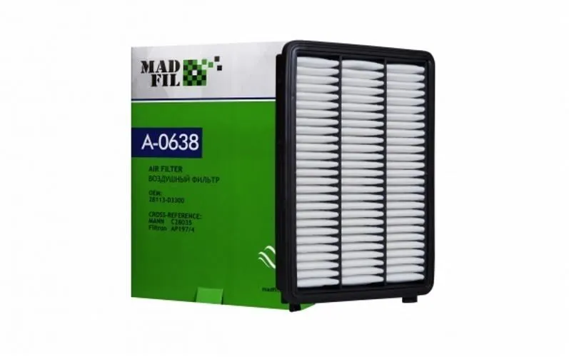 Фильтр воздушный MADFIL A0638 HYUNDAI Tucson 16 / KIA Sportage