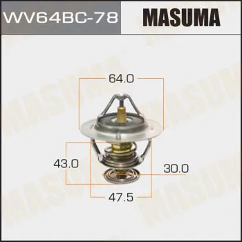 Термостат MASUMA WV64BC78 HONDA Accord 19301P13305
