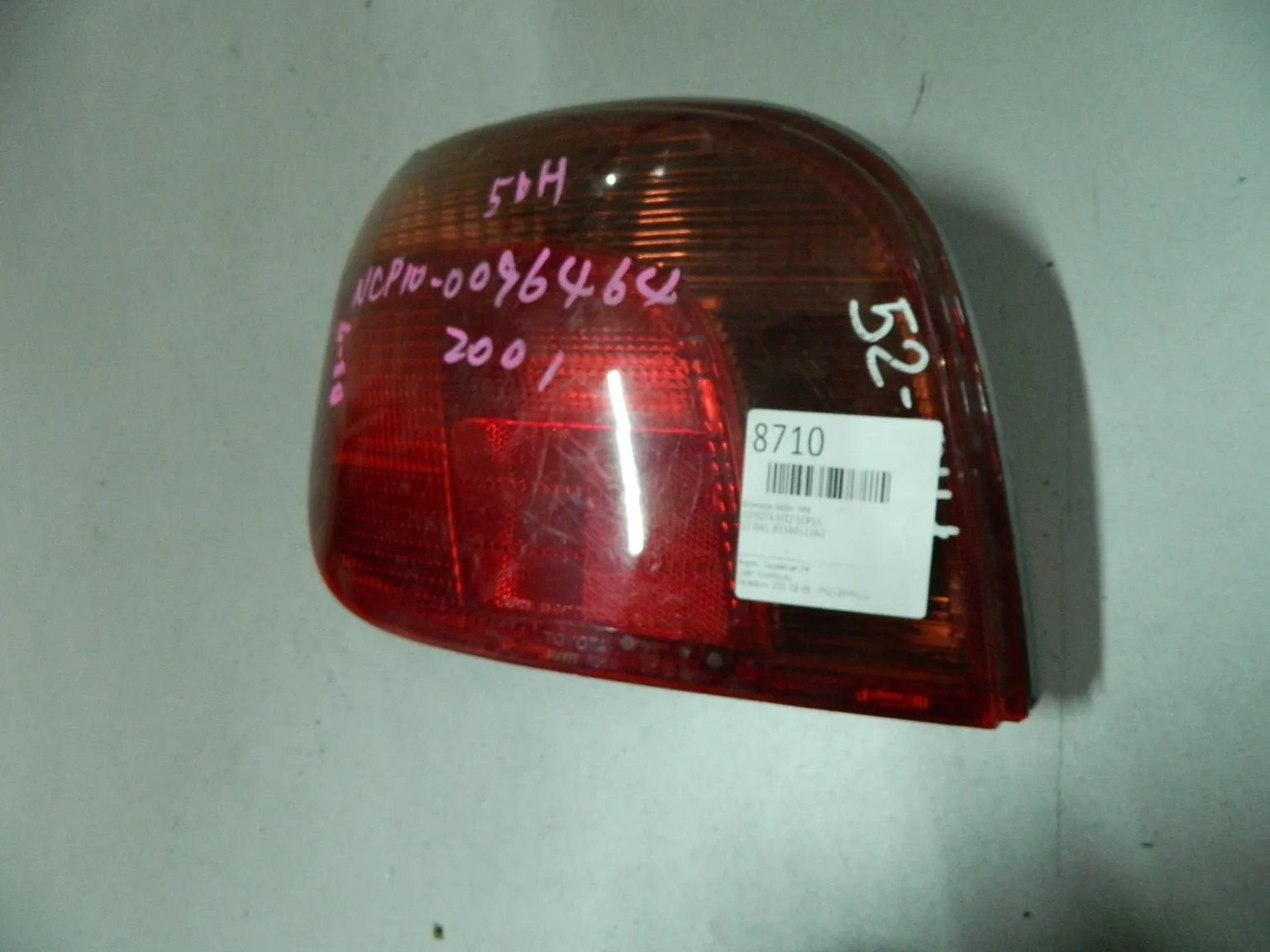 Фонарь TOYOTA VITZ SCP10 Зад Лев 52041 (Контрактный) 64492358