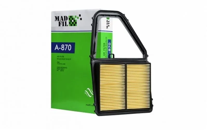 Фильтр воздушный MADFIL A870 HONDA CIVIC 2000- 17220PLC001