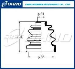 Пыльник ШРУС OHNO FB2082 HONDA (85X24X101)