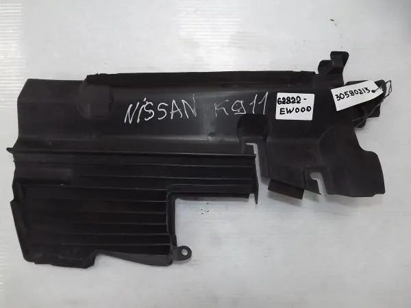 Дефлектор радиатора NISSAN BLUEBIRD KG11 Перед Лев (Контрактный)