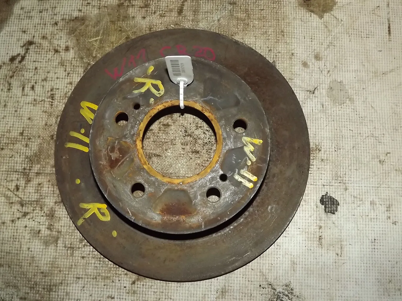 Диск тормозной NISSAN AVENIR W11 Зад (Контрактный) 35017121