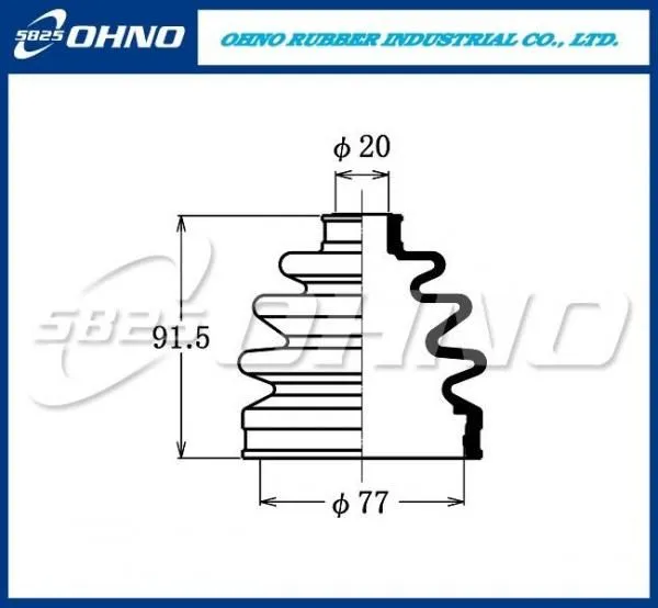 Пыльник ШРУС OHNO FB2059 NISSAN BLUEBIRD SYLPHY 2000-2005