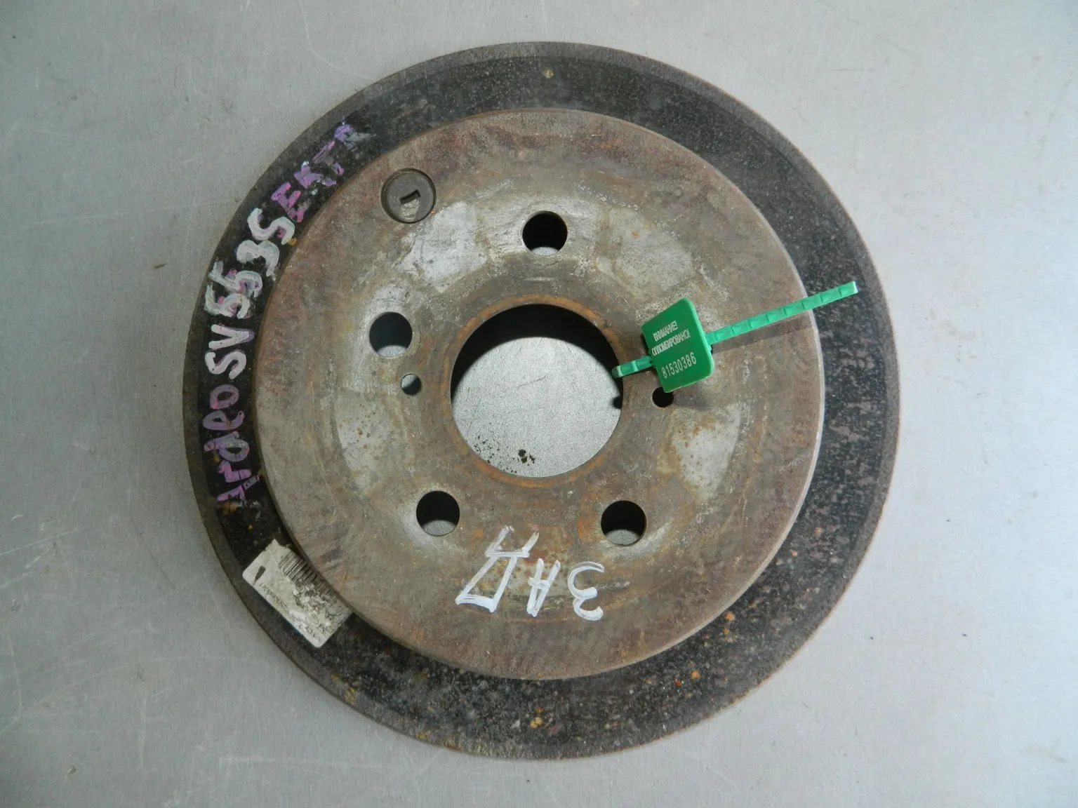 Диск тормозной TOYOTA VISTA SV55 Зад (Контрaктный) 81530386