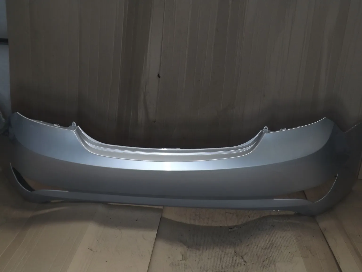 Бампер задний ATB 1AHS101ARRHM HYUNDAI SOLARIS I 2014 - 2017 Рестайлинг Седан "Серебристый" RHM