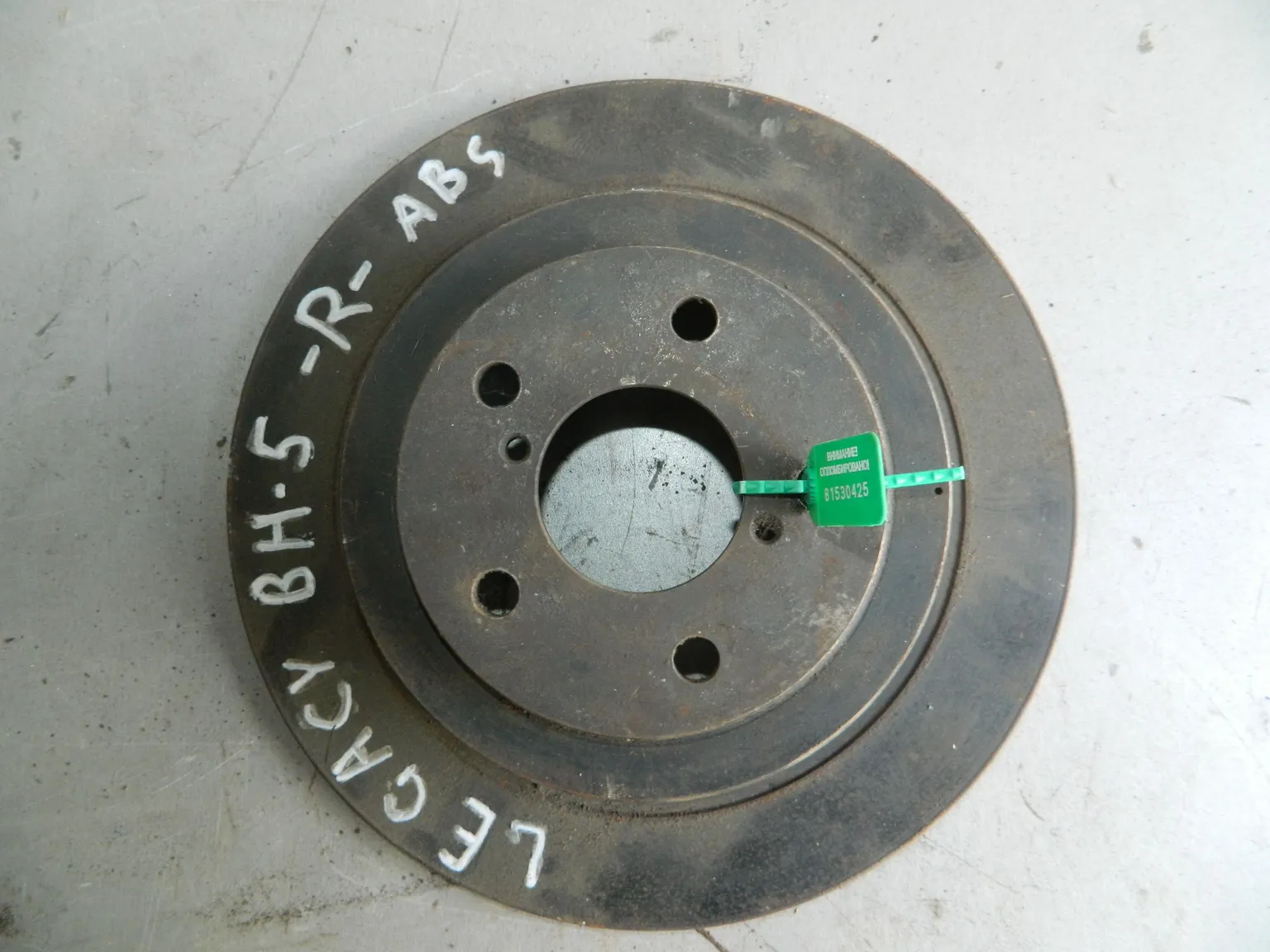 Диск тормозной SUBARU LEGACY BH5 Зад (Контрактный) 81530425