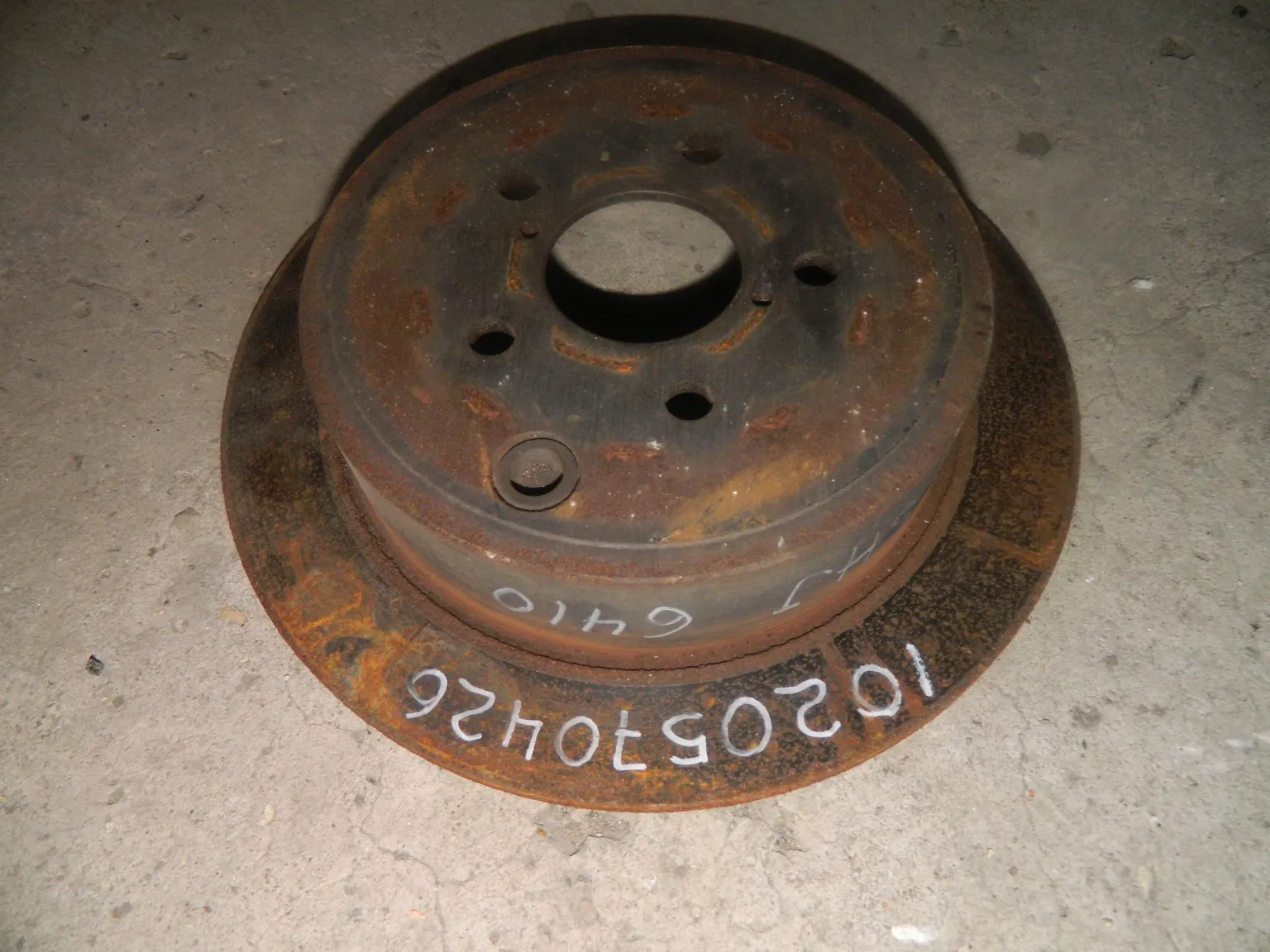 Диск тормозной SUBARU FORESTER SHJ Зад (Контрактный) 1020570426