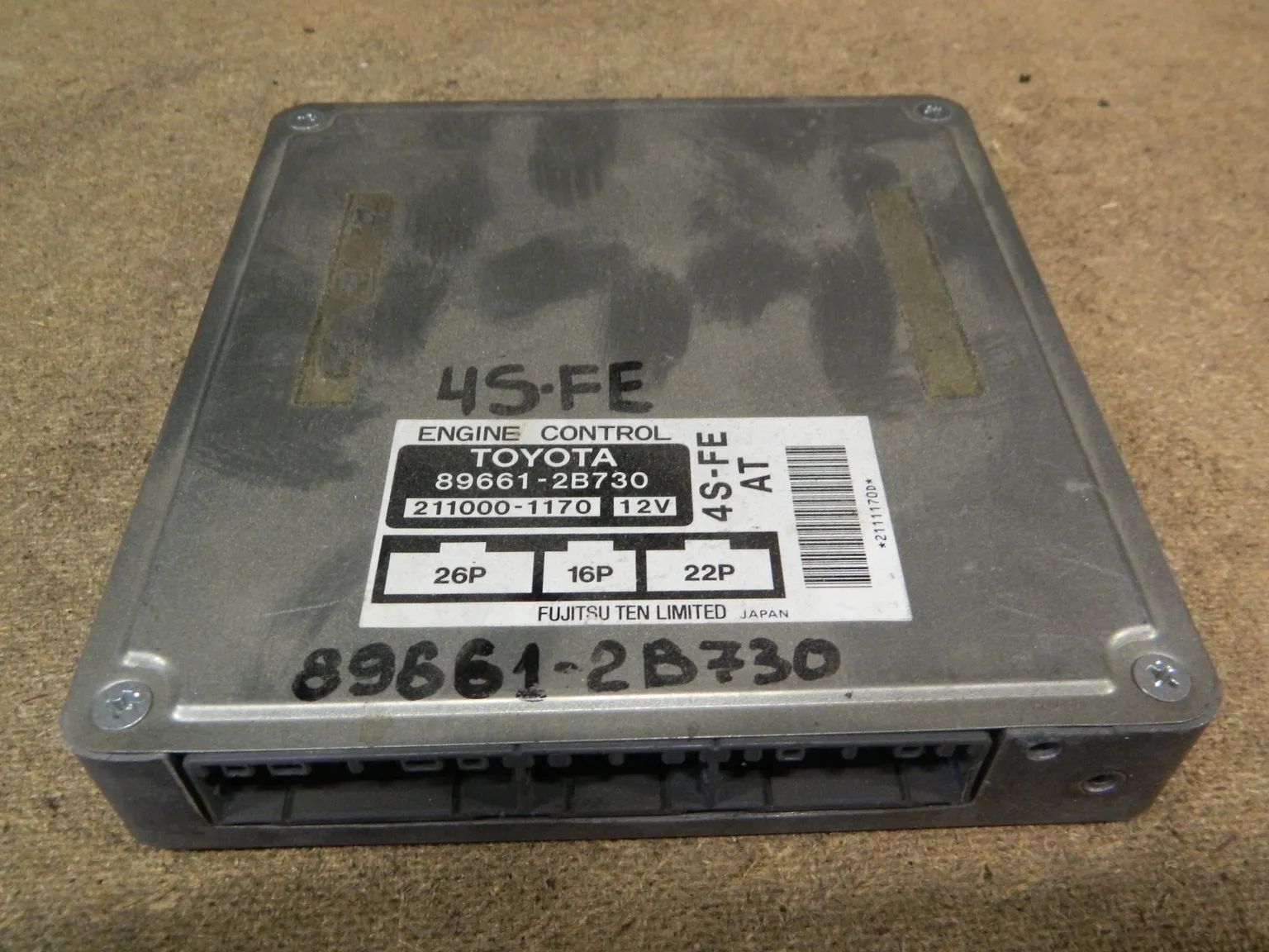 Блок управления ДВС TOYOTA CARINA ED 4SFE (Контрактный) 9914 896612B730