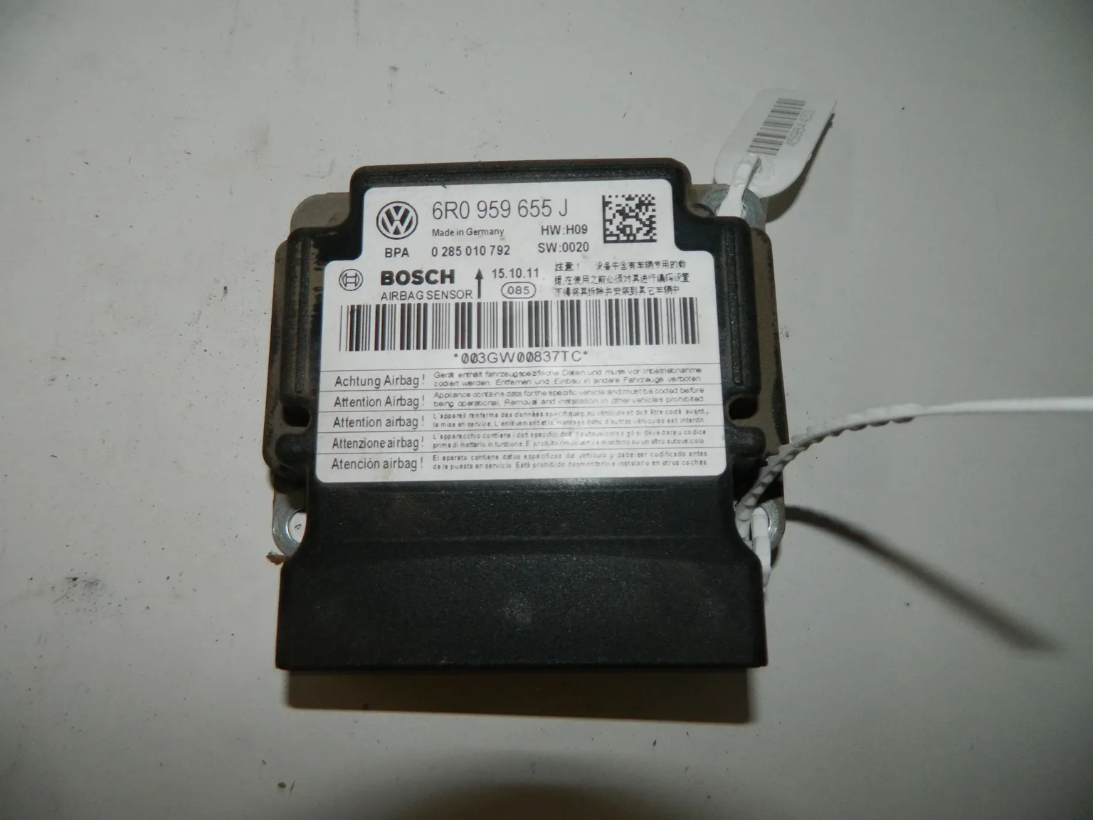 Блок управления AIRBAG Volkswagen Polo MK5 CFN (Б/У)