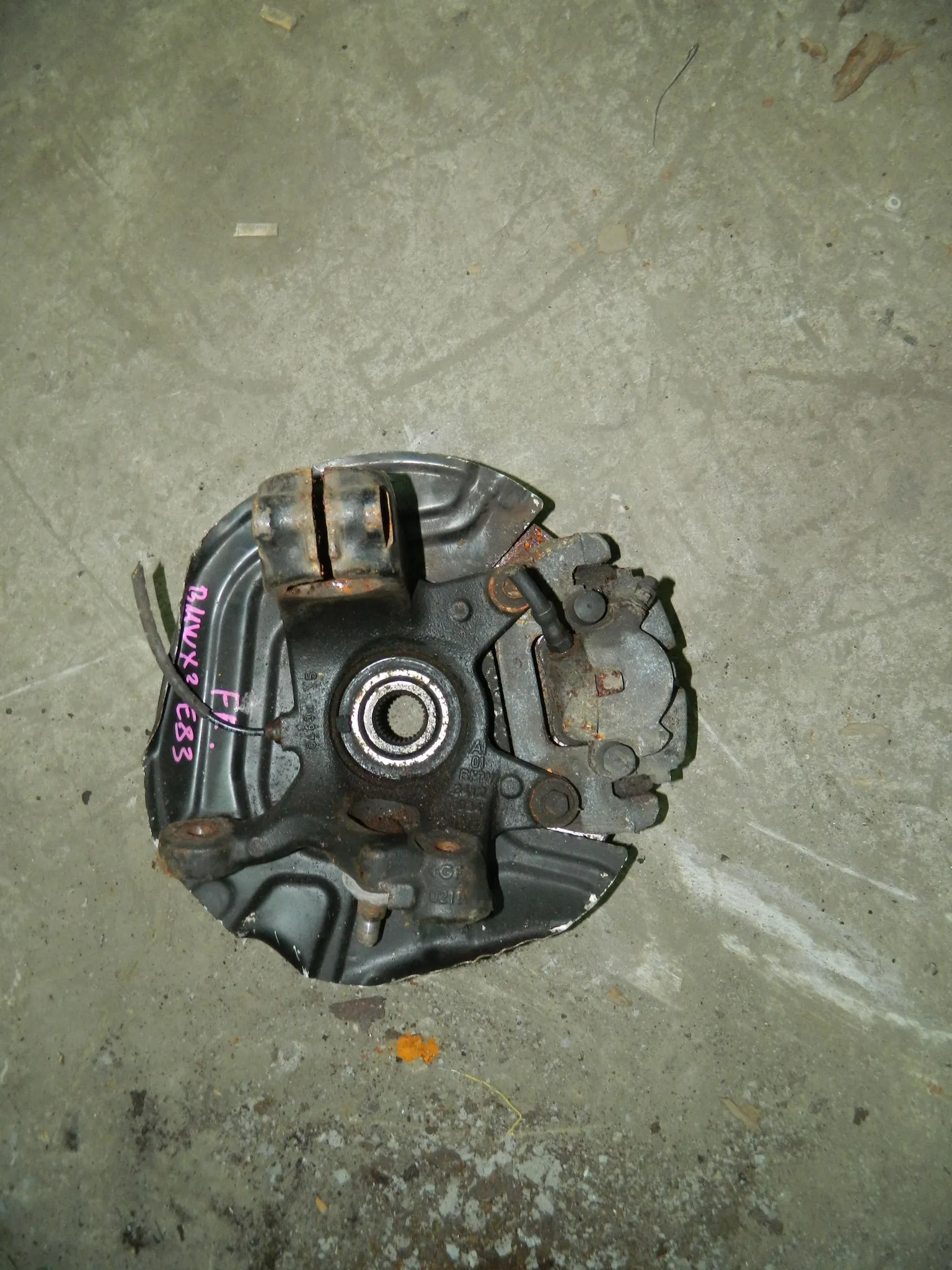 Ступица BMW X3 E83 Перед Прав (Контрактный) 79586578